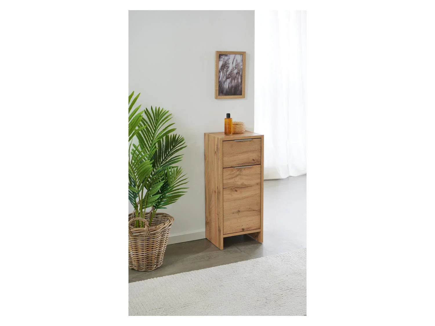LIVARNO home Meuble de salle de bains Verona, 33,1 x 78,6 x 27,9 cm, imitation chne