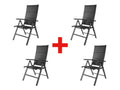 LIVARNO home Lot de 4 chaises hautes TORONTO