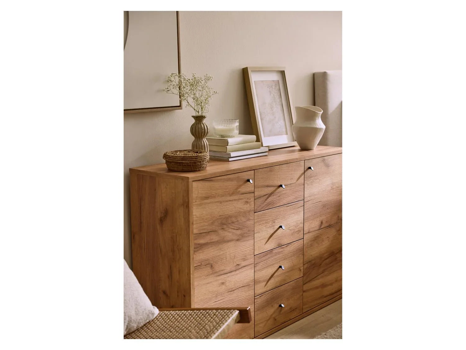 LIVARNO Commode Verona, 116 x 80 x 35 cm, imitation chne