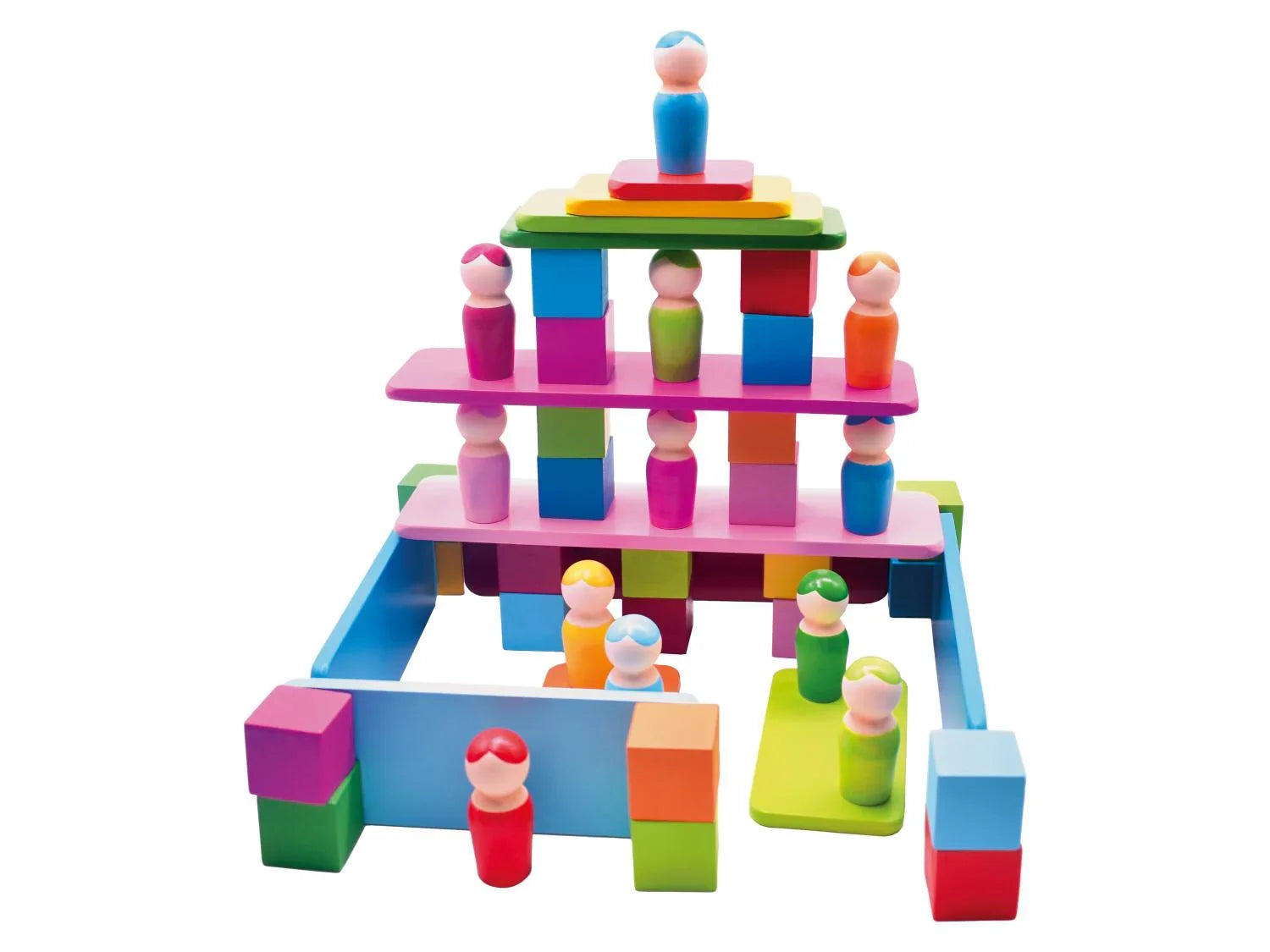 Playtive Jouet de motricit de style Montessori, en bois