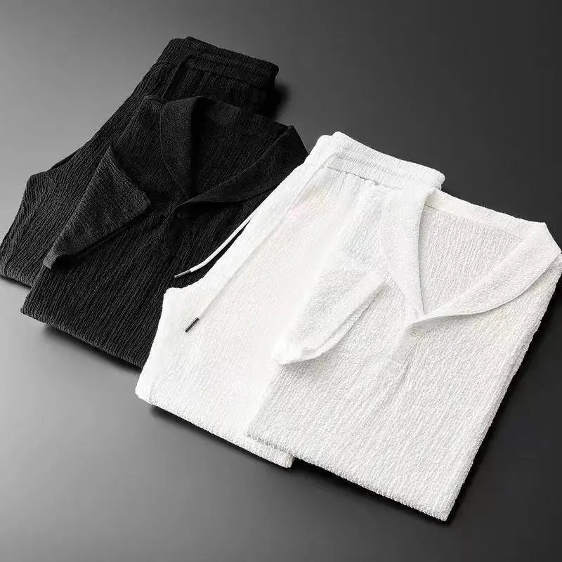 Luca - T-shirt à manches courtes avec pantalon à taille élastique