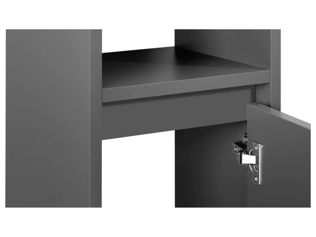 LIVARNO home Colonne de salle de bain Oslo, 32 x 180 x 28 cm, noire