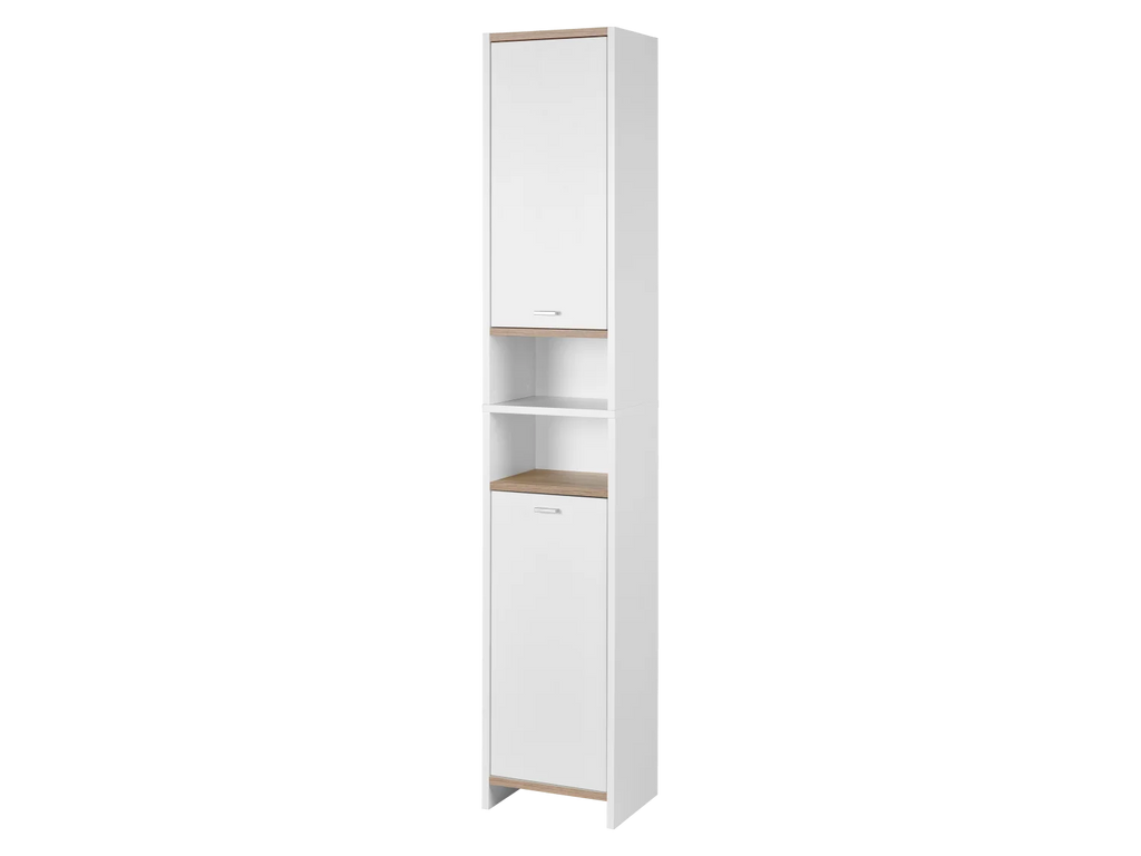 LIVARNO home Colonne de salle de bains, 34,2 x 186,2 x 28 cm, blanche/imitation chne