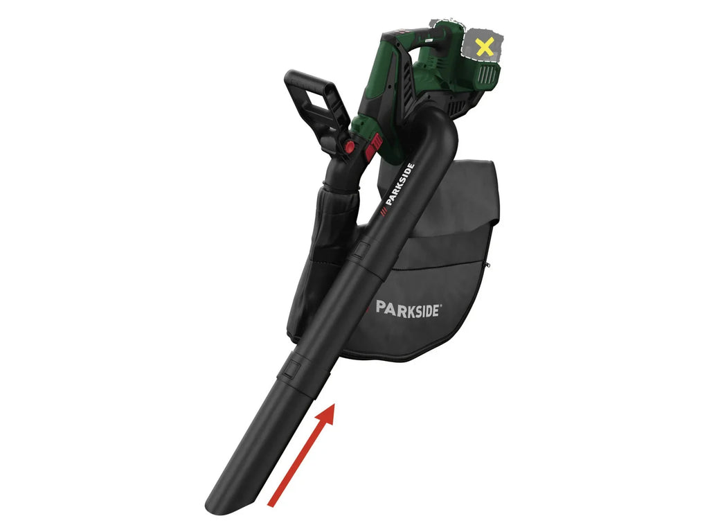 PARKSIDE Aspirateur souffleur/broyeur lectrique sans fil PLSA 40-Li C2, 40 V