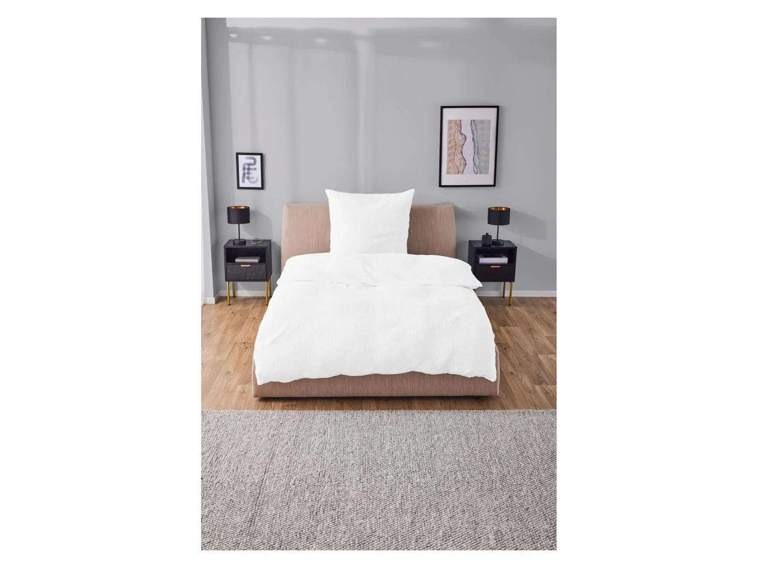 LIVARNO home Parure de lit en mousseline, 140 x 200 cm