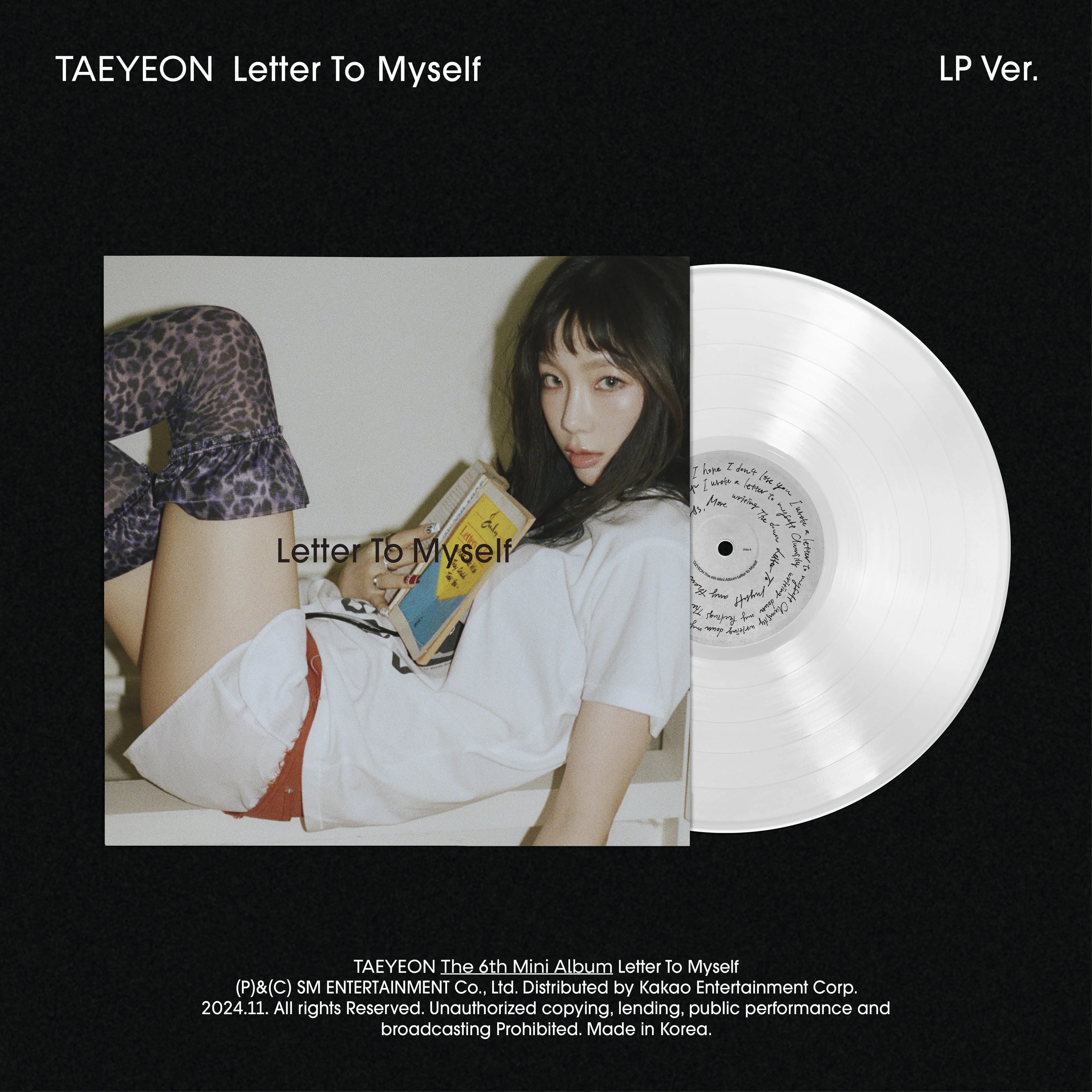 TAEYEON - 6th Mini Album [Letter To Myself] LP Ver.