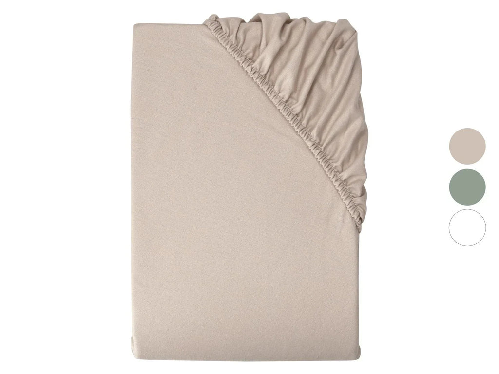 LIVARNO Drap-housse en flanelle, 140-160 x 200 cm