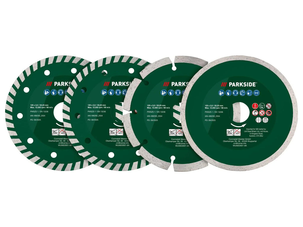 PARKSIDE Set de disques diamant ou Disques  trononner