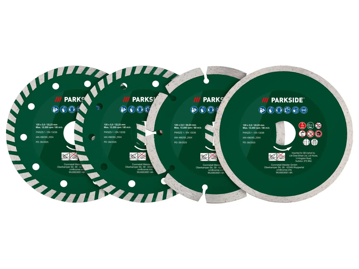 PARKSIDE Set de disques diamant ou Disques  trononner