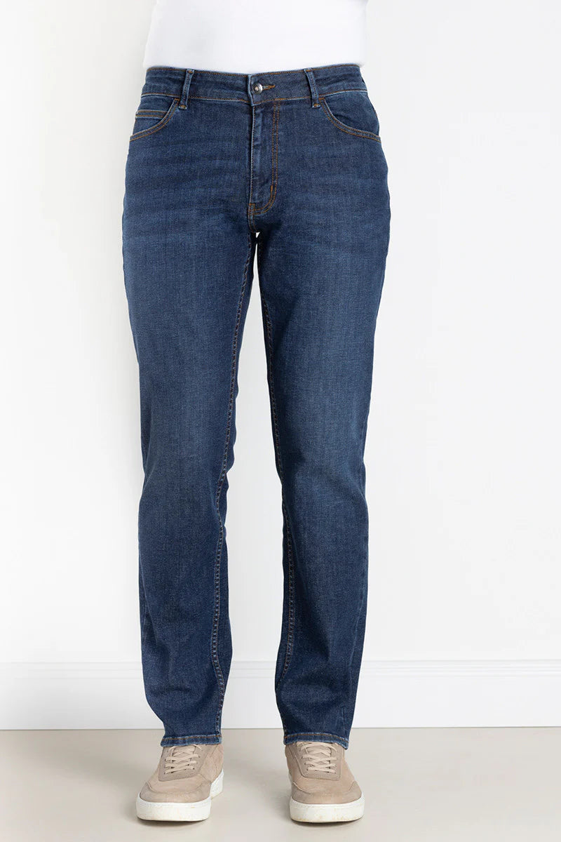 Jean en coton homme bleu