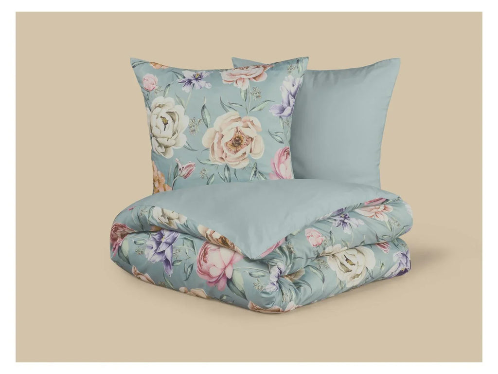 LIVARNO Parure de lit double face en satin microfibre, 240 x 220 cm
