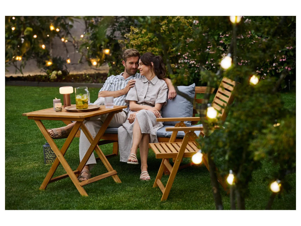 LIVARNO Table de jardin + Lot de 4 fauteuils Sevilla