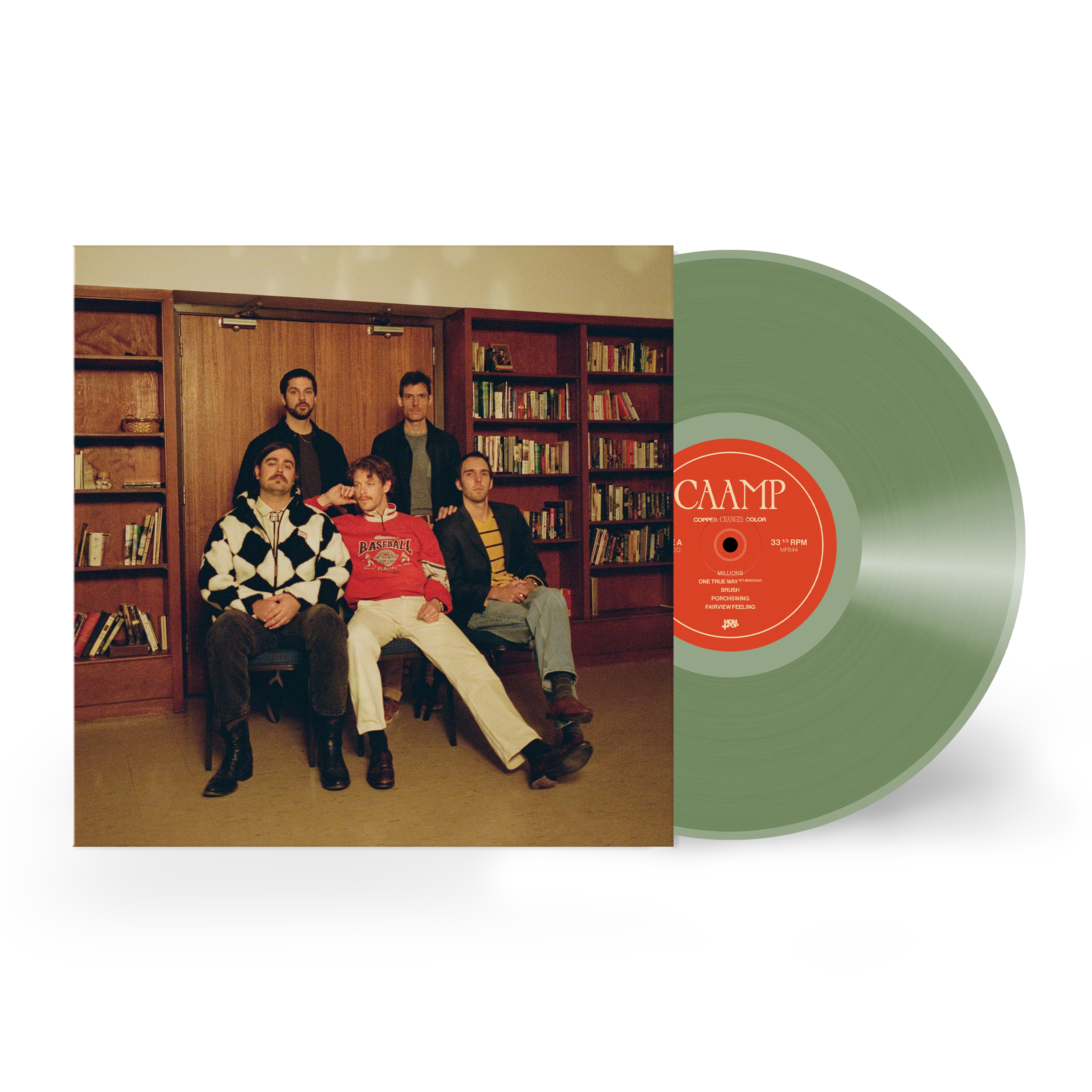 CAAMP - COPPER CHANGES COLOR - INDIE EXCLUSIVE EDITION WITH POSTER - OLIVE COLOR - VINYL LP