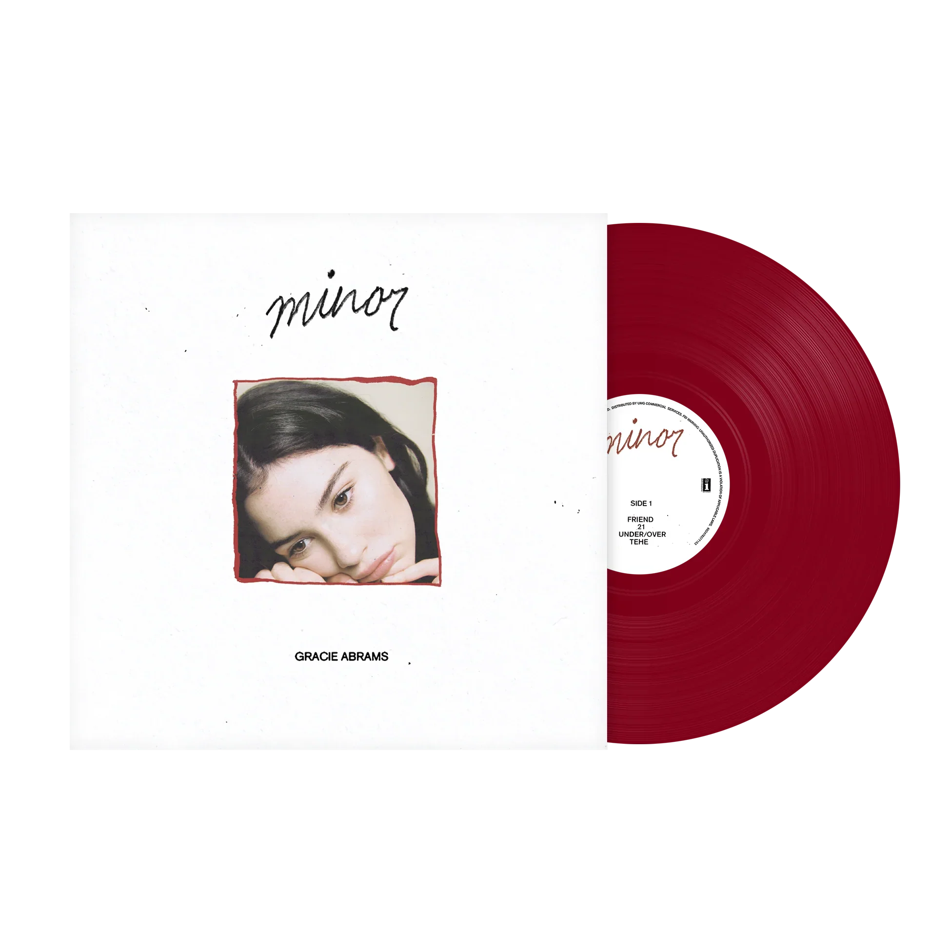 GRACIE ABRAMS - MINOR - RED COLOR - VINYL EP