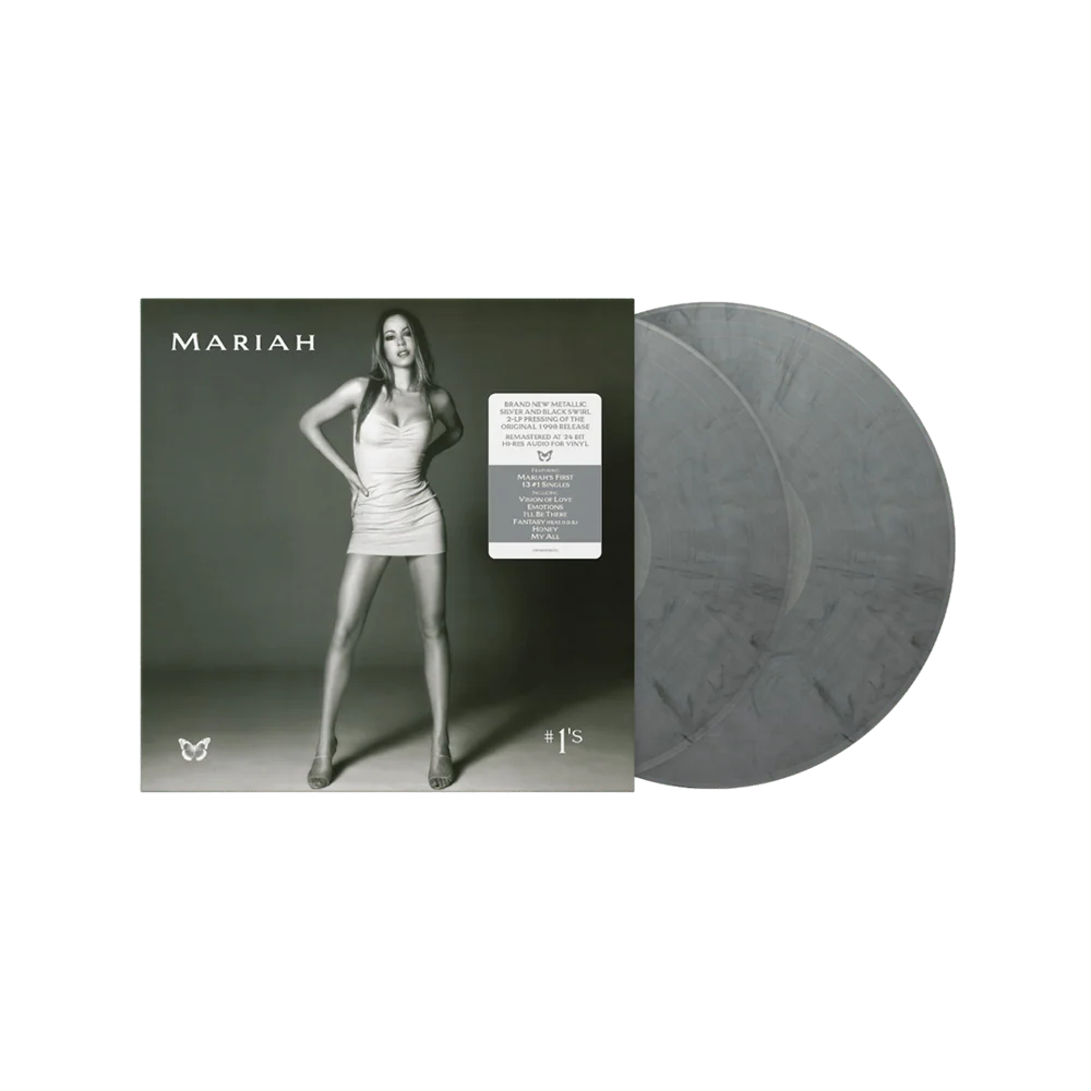 MARIAH CAREY - #1's - SILVER/BLACK - 2-LP - VINYL LP