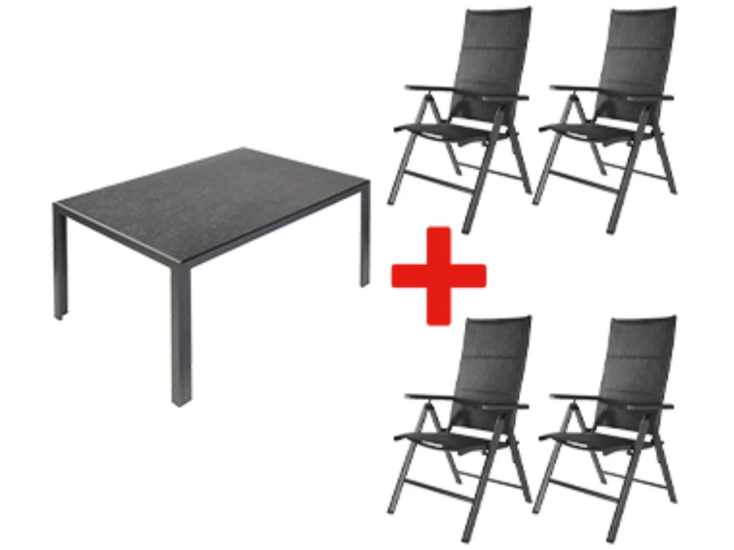 LIVARNO home Table de jardin + Lot de chaises hautes TORONTO