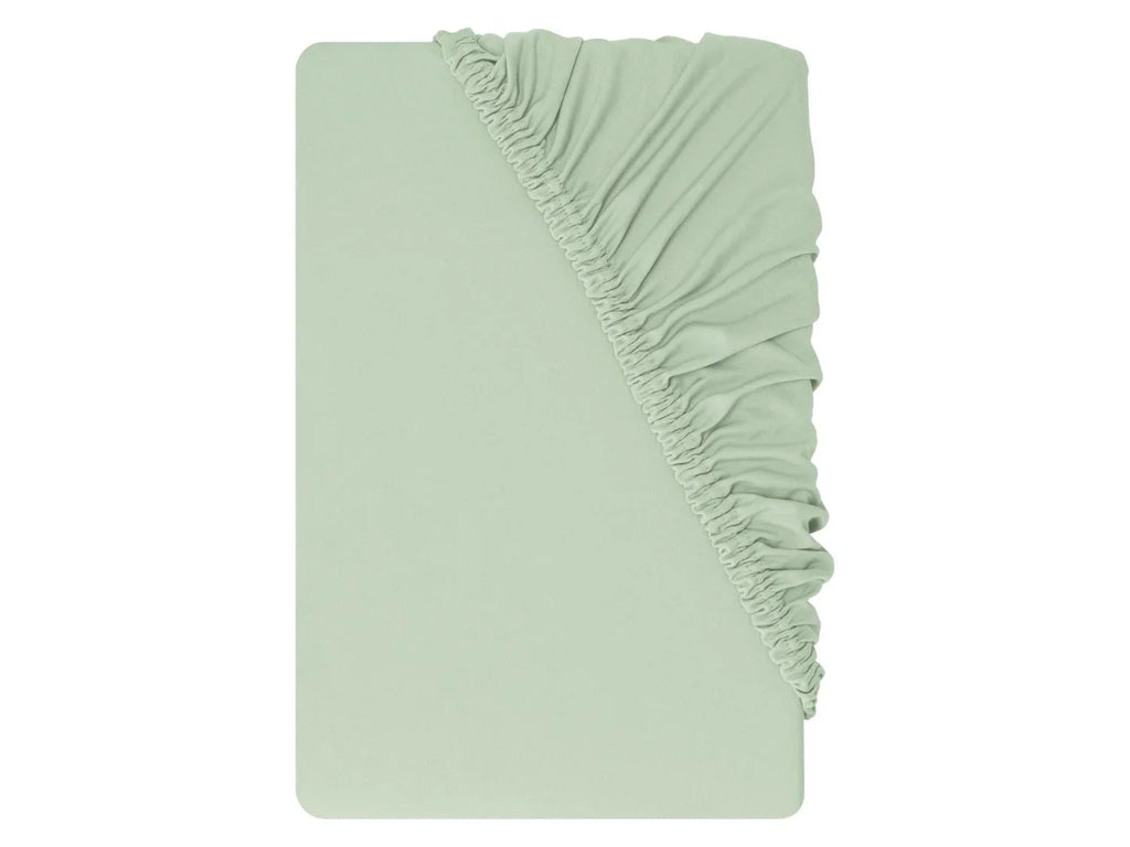 LIVARNO Lot de 2 draps-housses en jersey, 90-100 x 200 cm