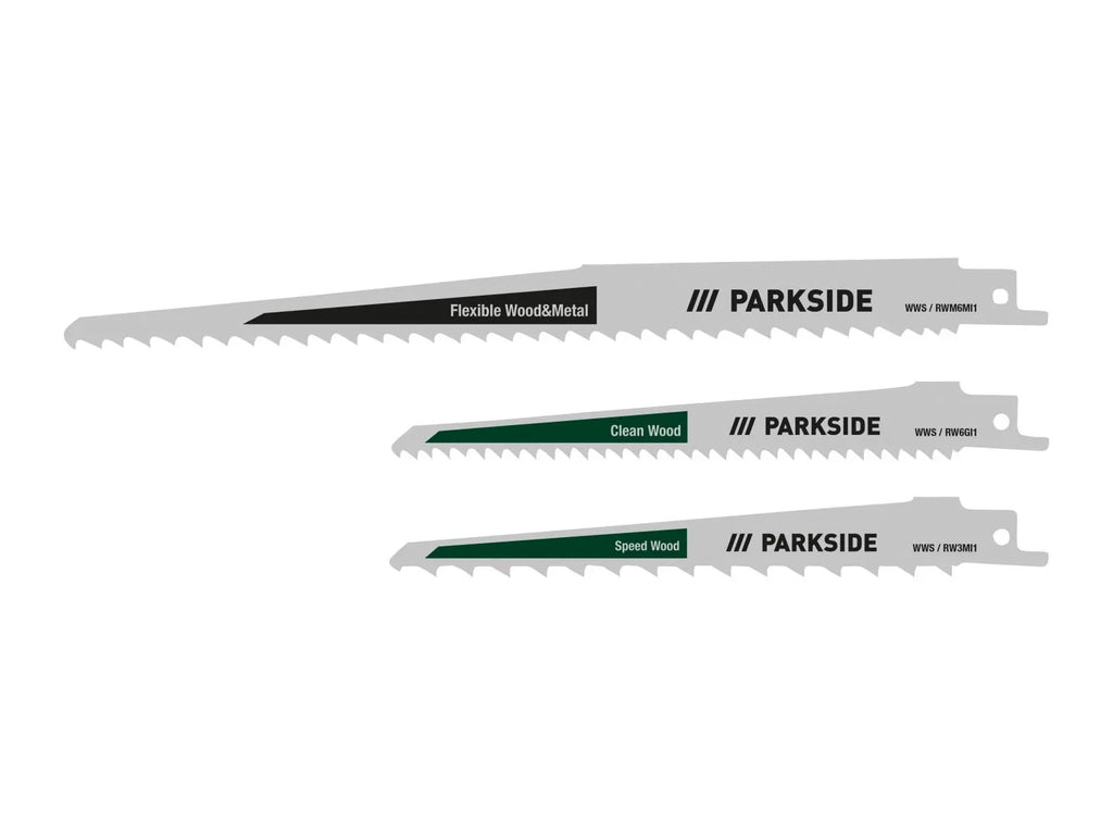 PARKSIDE Set de 3 lames de scie sabre PFSZ 3 B1