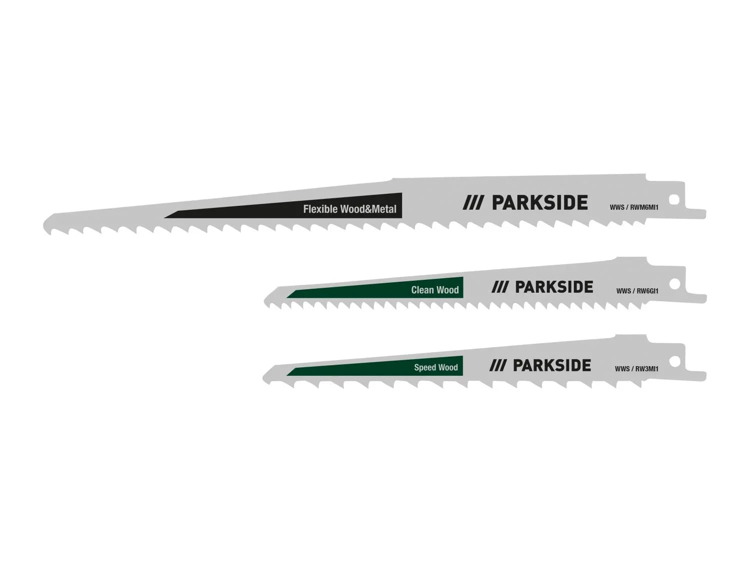 PARKSIDE Set de 3 lames de scie sabre PFSZ 3 B1