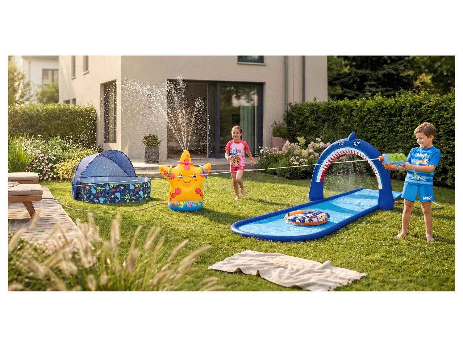 lupilu Piscine gonflable ou arroseur gonflable pour enfant