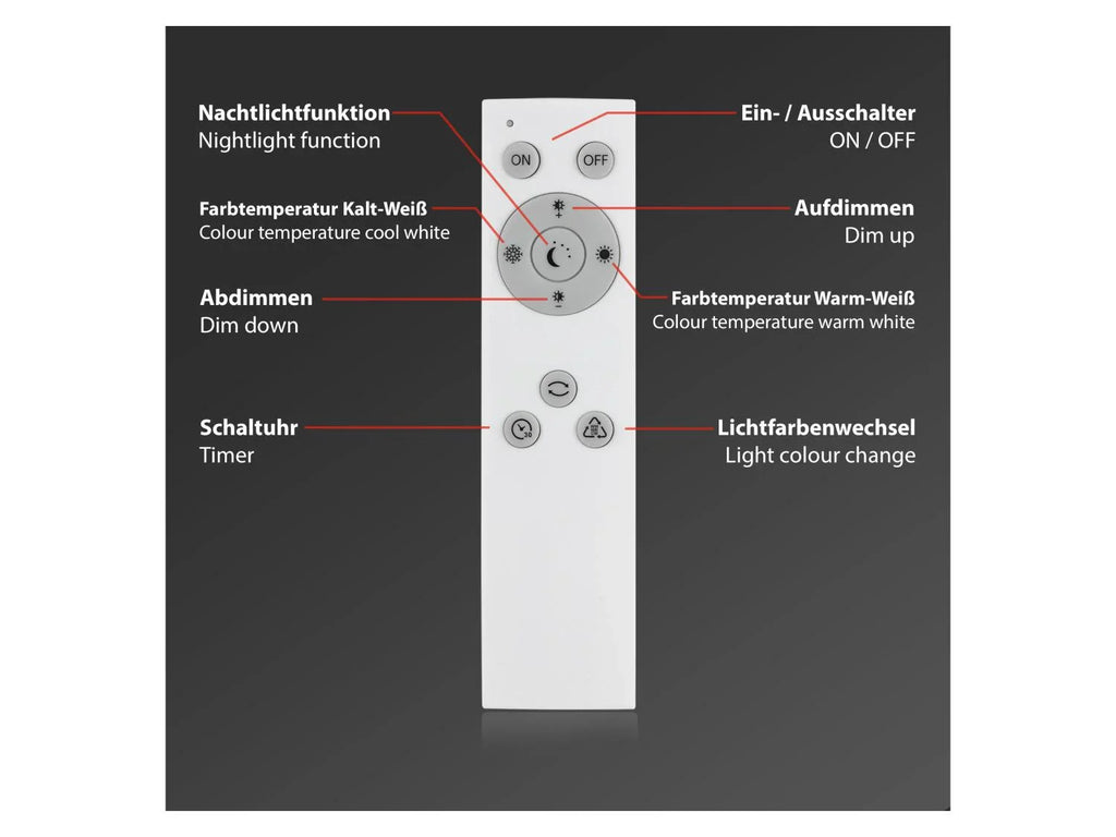 Briloner Plafonnier LED CTT