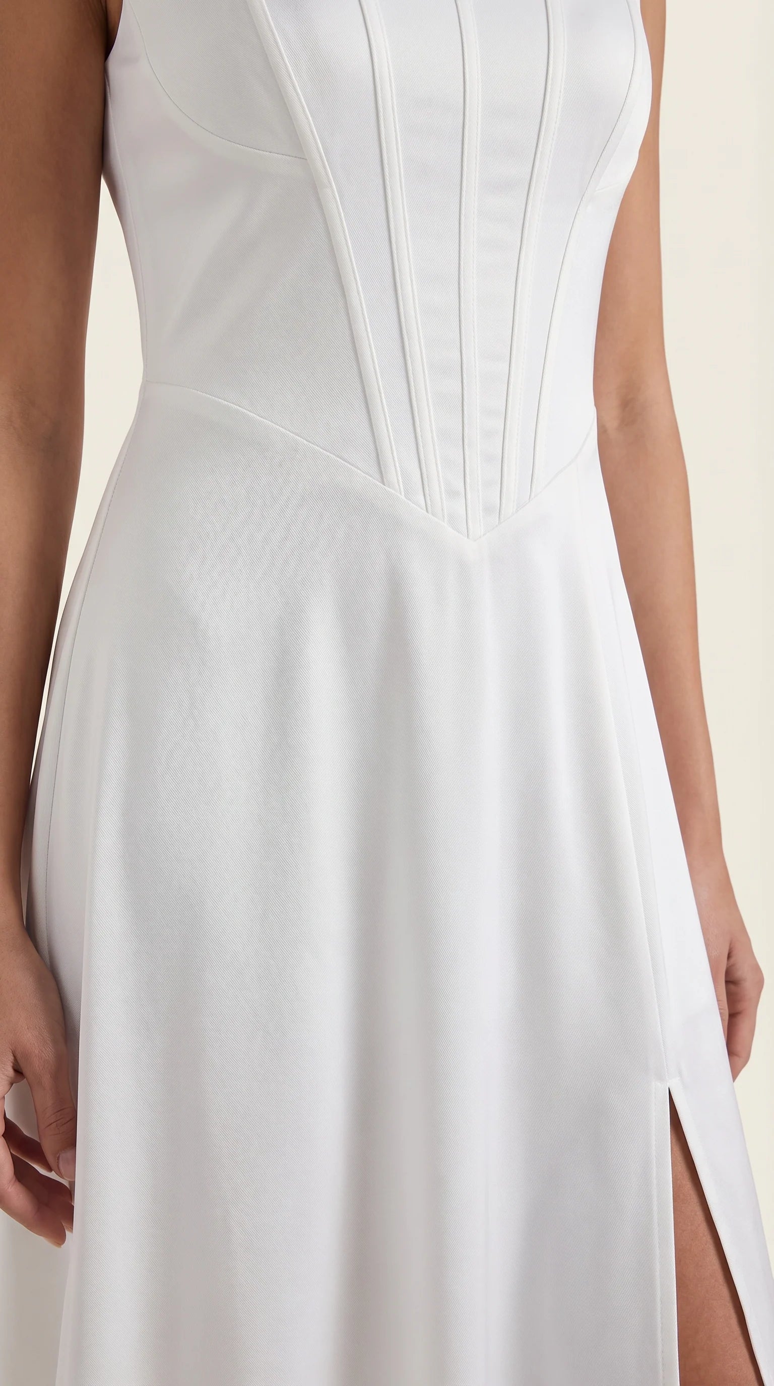 Robe corset midi femme tenue invité mariage