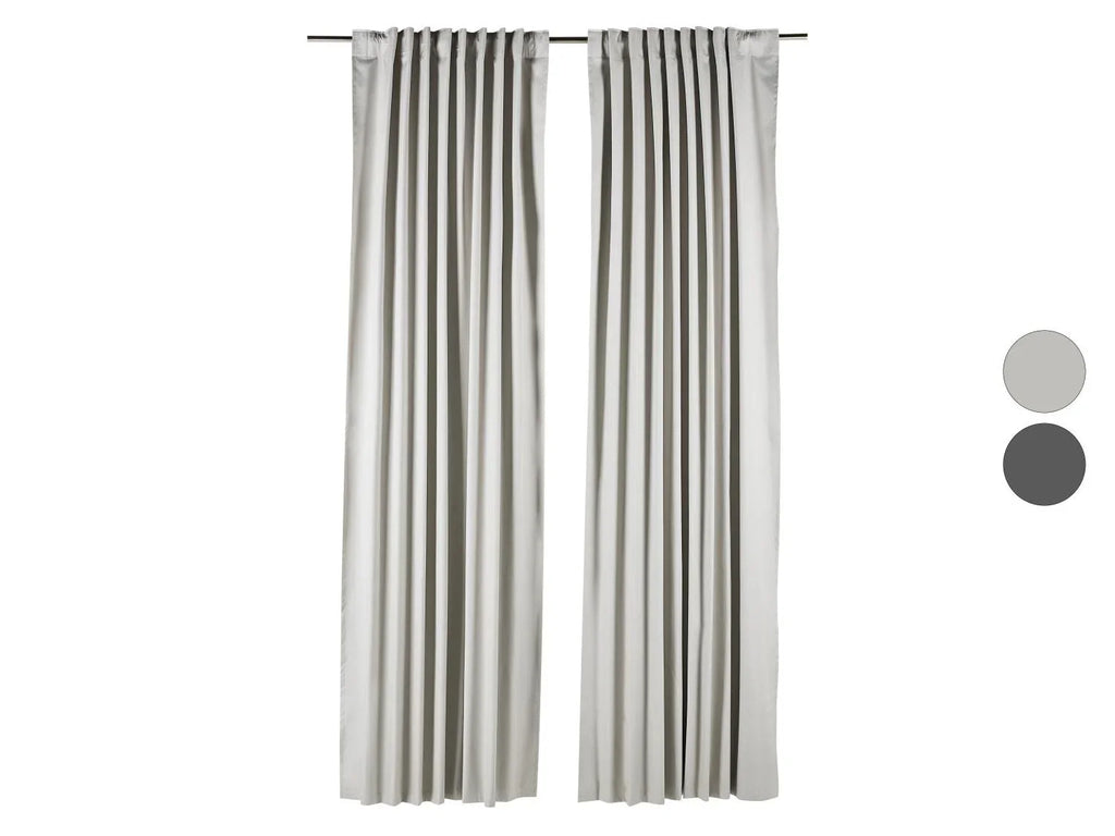 LIVARNO Set de 2 Rideaux obscurcissants premium
