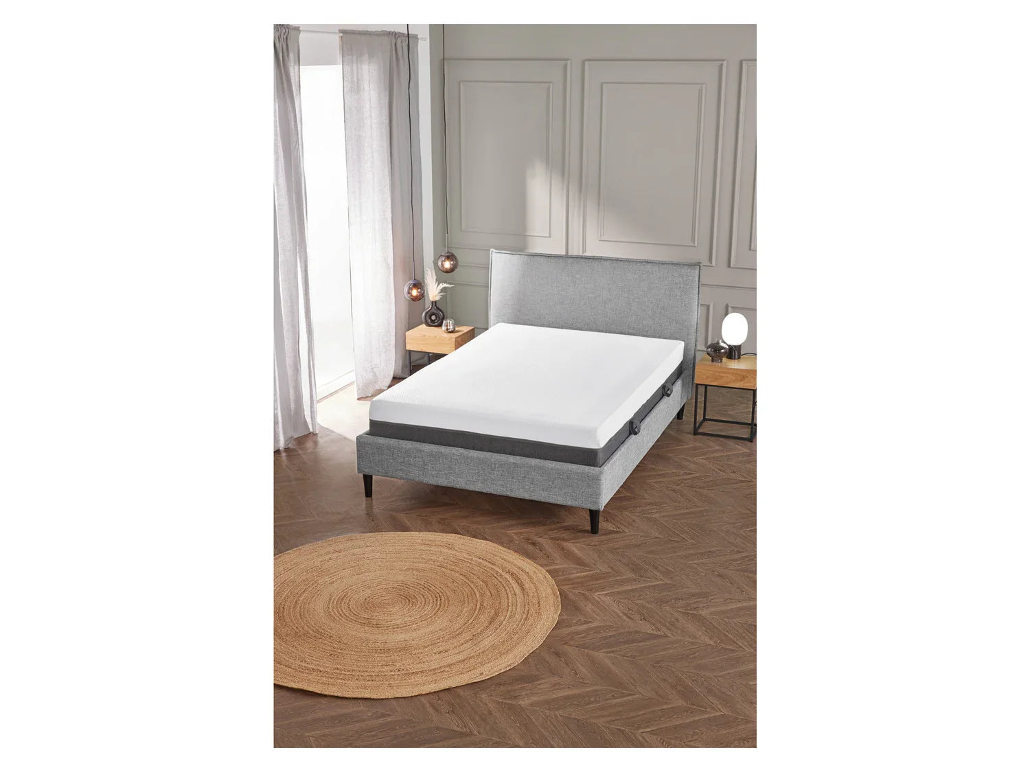 LIVARNO home Matelas  1000 ressorts ensachs Visko Soft, 7 zones, H3, 140 x 190 cm