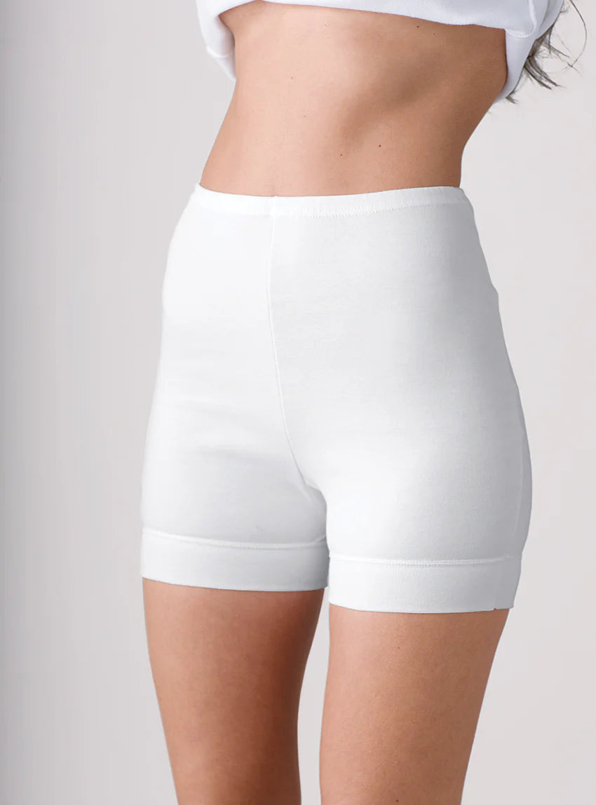 Culotte à jambes femme blanche