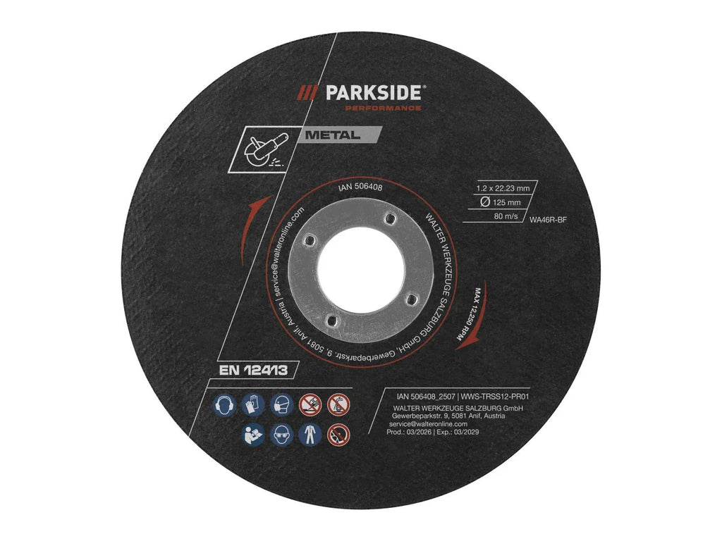PARKSIDE PERFORMANCE Disque(s)  mtal,  125 mm