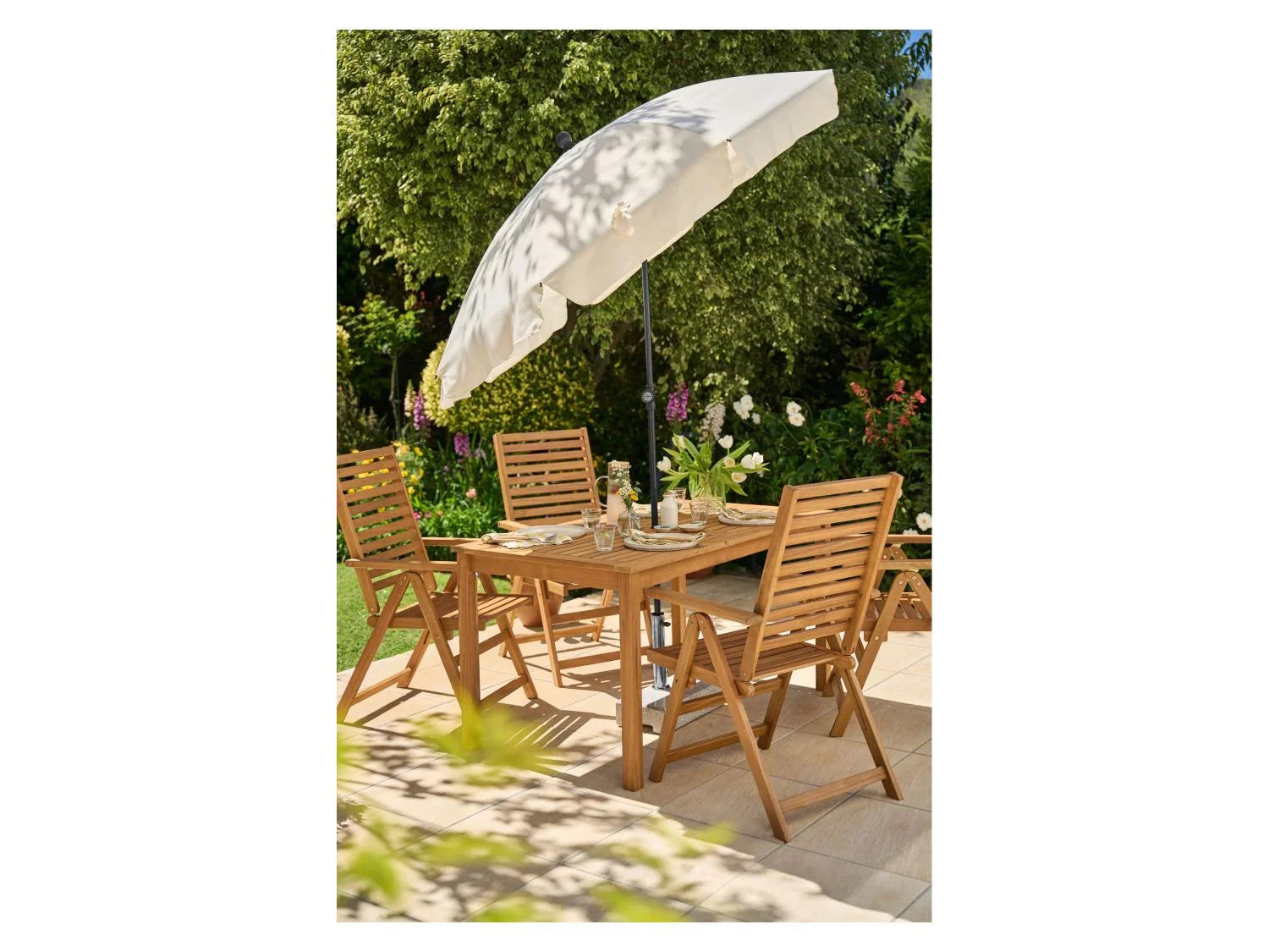 LIVARNO Table de jardin + Lot de 6 fauteuils Sevilla