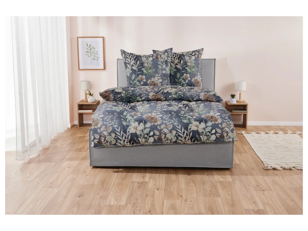 LIVARNO home Parure de lit en satin microfibre, 240 x 220 cm