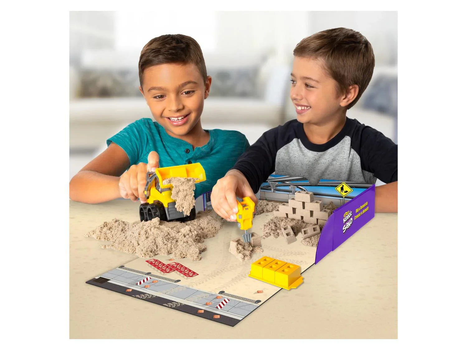 Kinetic Sand Coffret Creuser et dmolir