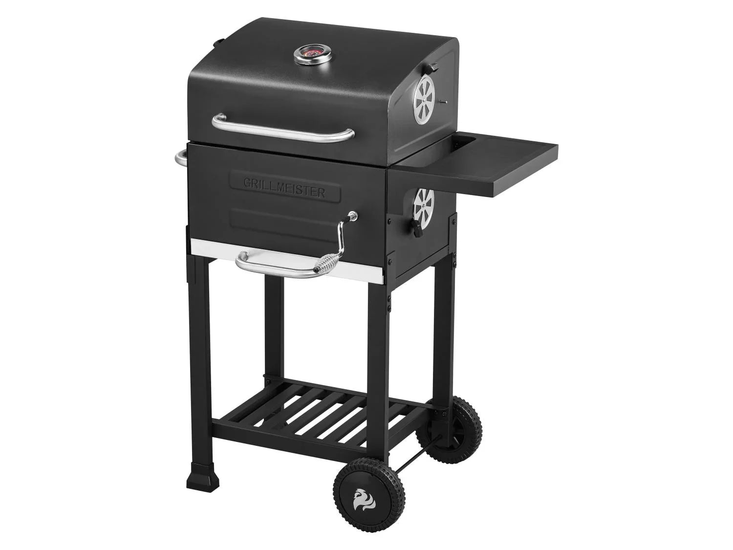 GRILLMEISTER Barbecue confort au charbon de bois Mini KANSAS, 40 x 30 cm