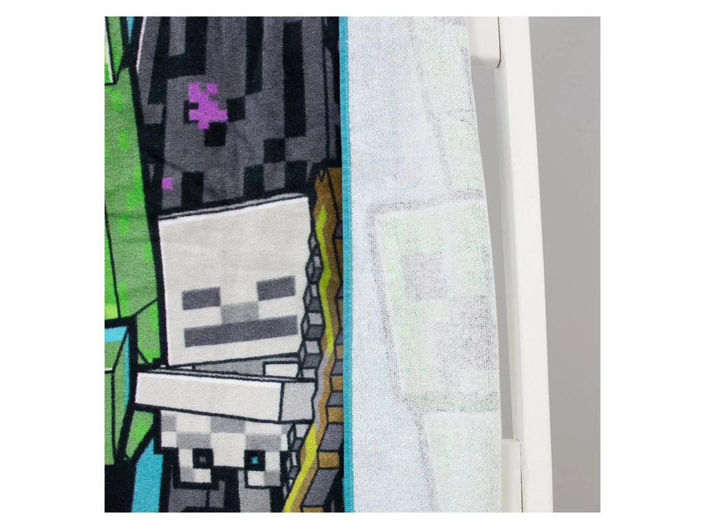 Serviette de plage enfant Super Mario ou Minecraft