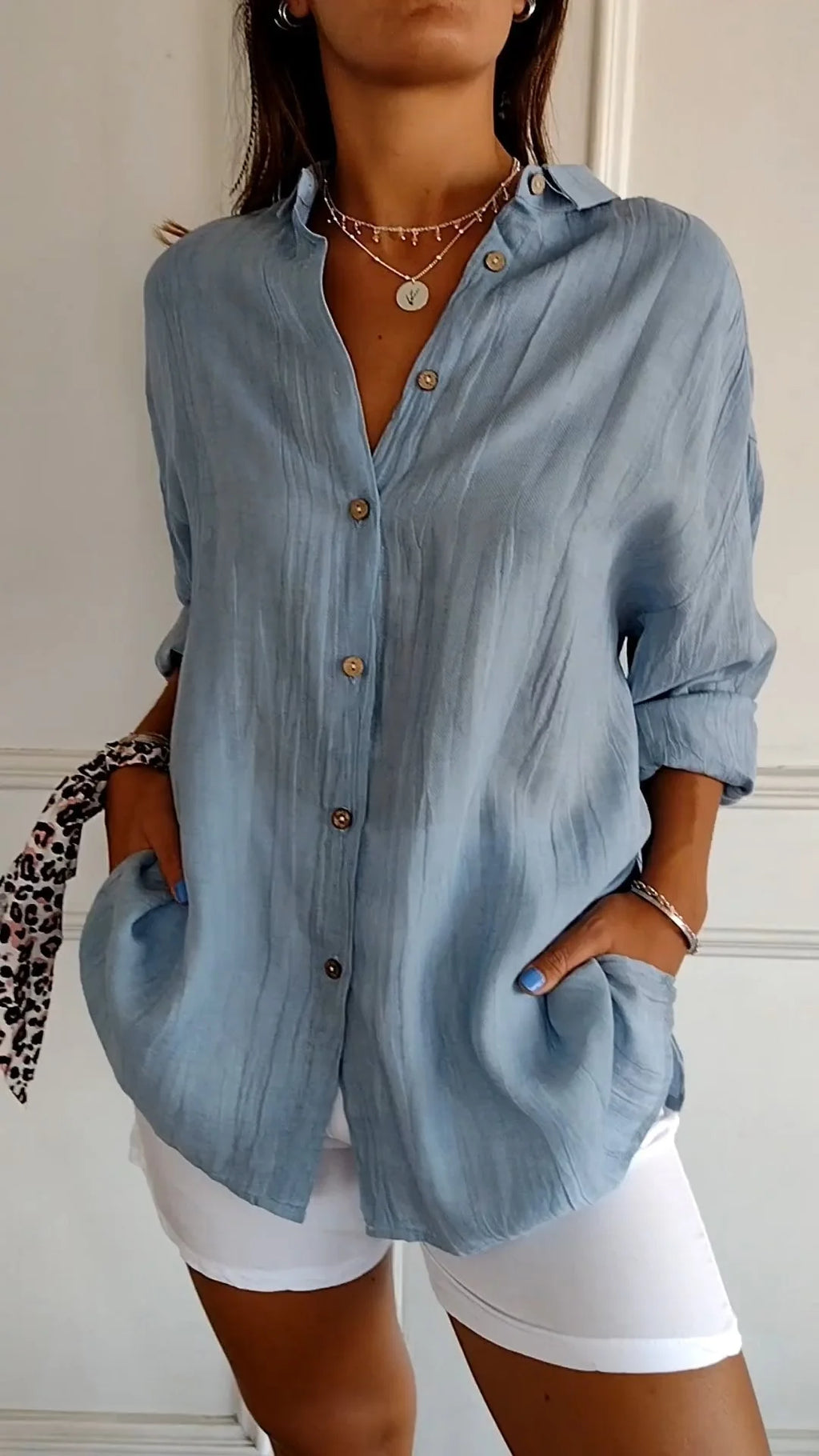 Krisha - Blouse Oversized Élégante