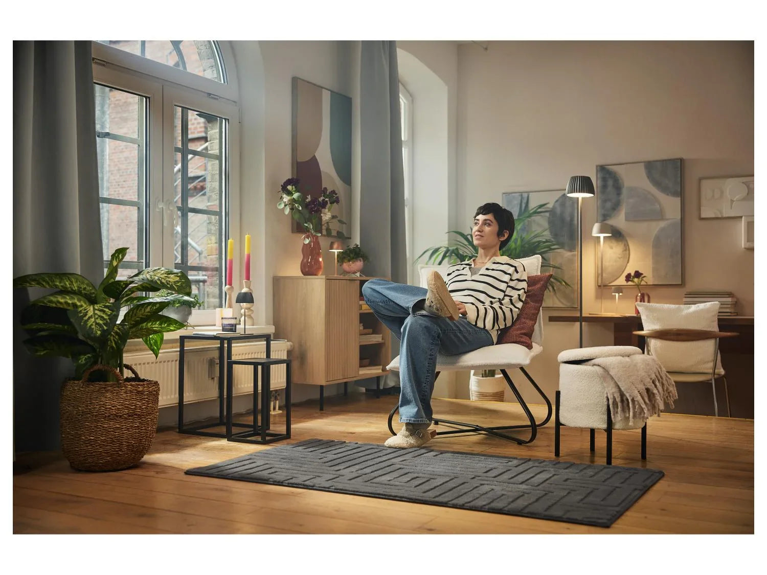 LIVARNO home Lampadaire LED sans fil