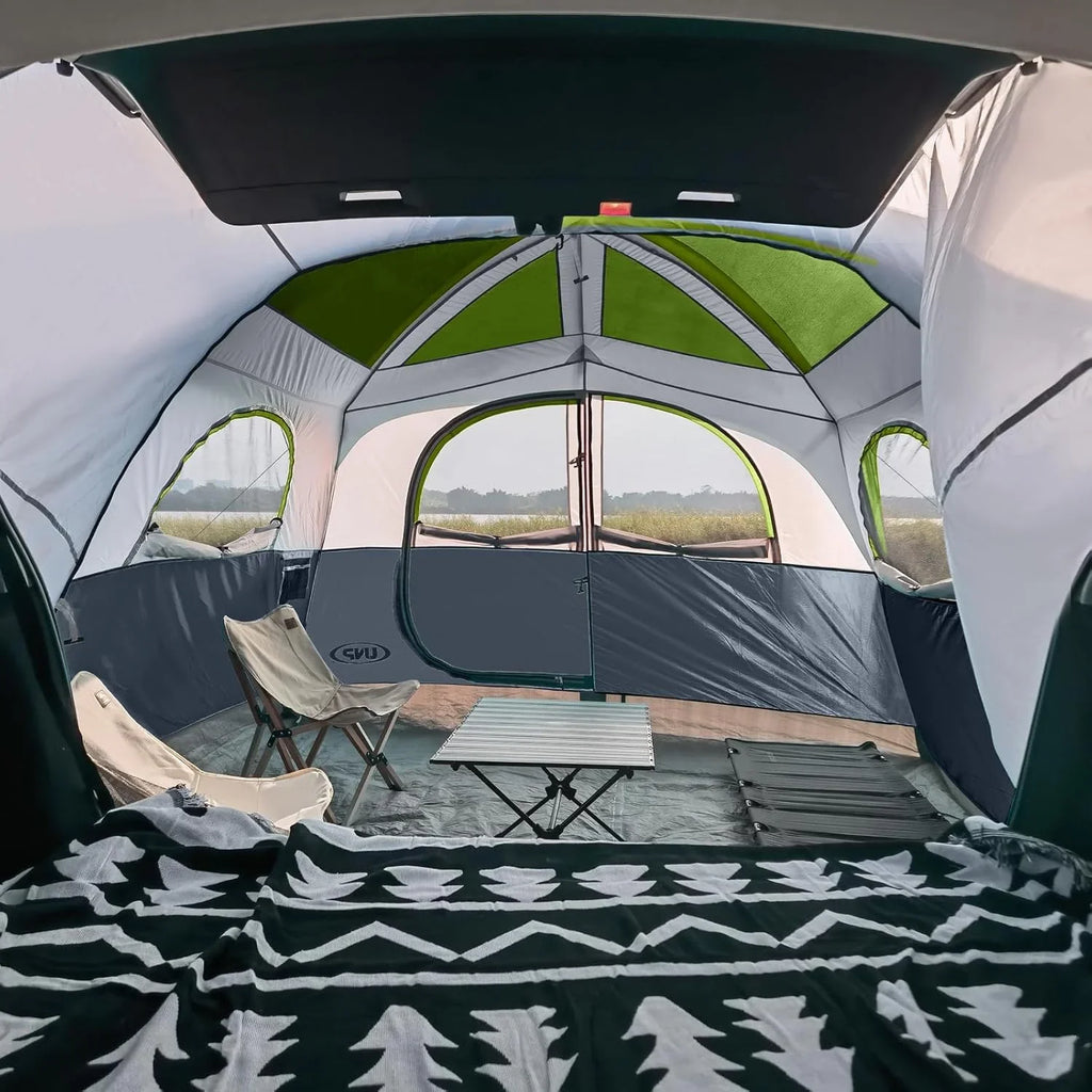 SUV Tent for Camping 6-Person SUV Tailgate Tent - Easy Set Up with Rainfly