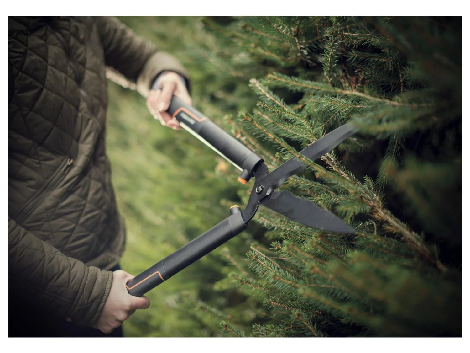 Fiskars Cisaille  haie,  lame ondule