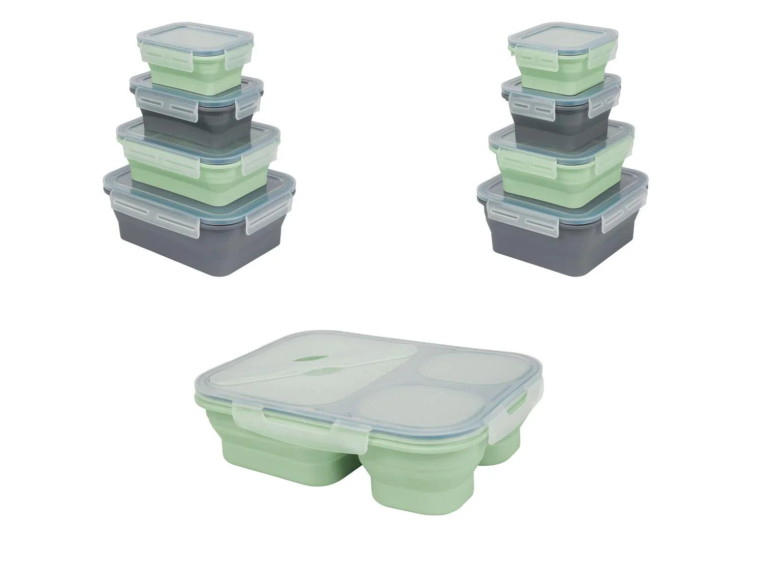 SILVERCREST Botes de conservation pliables ou Bote repas pliable