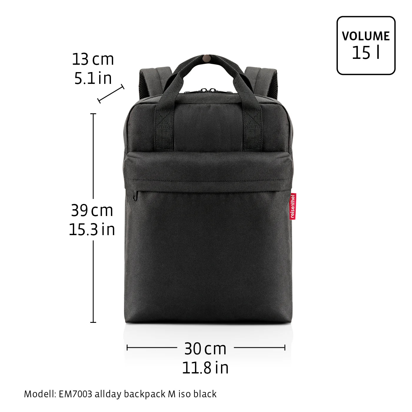 Allday Backpack M Iso Twist Silver