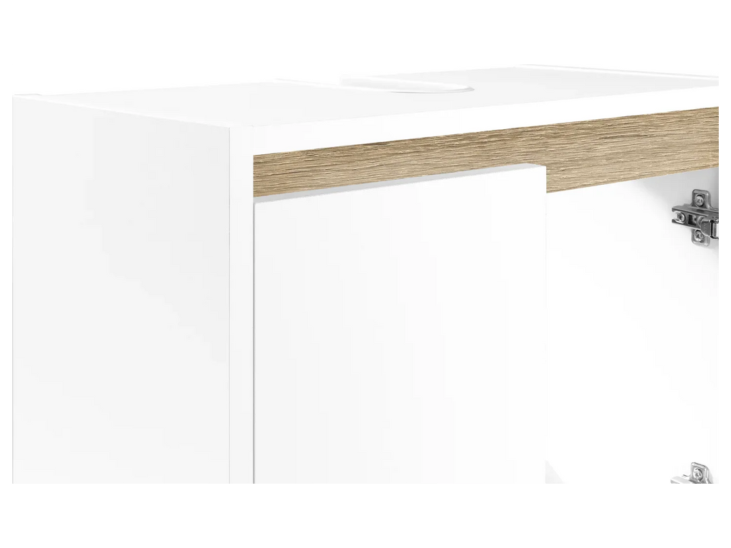 LIVARNO home Meuble sous-vasque Oslo, 60 x 55 x 28 cm, blanc