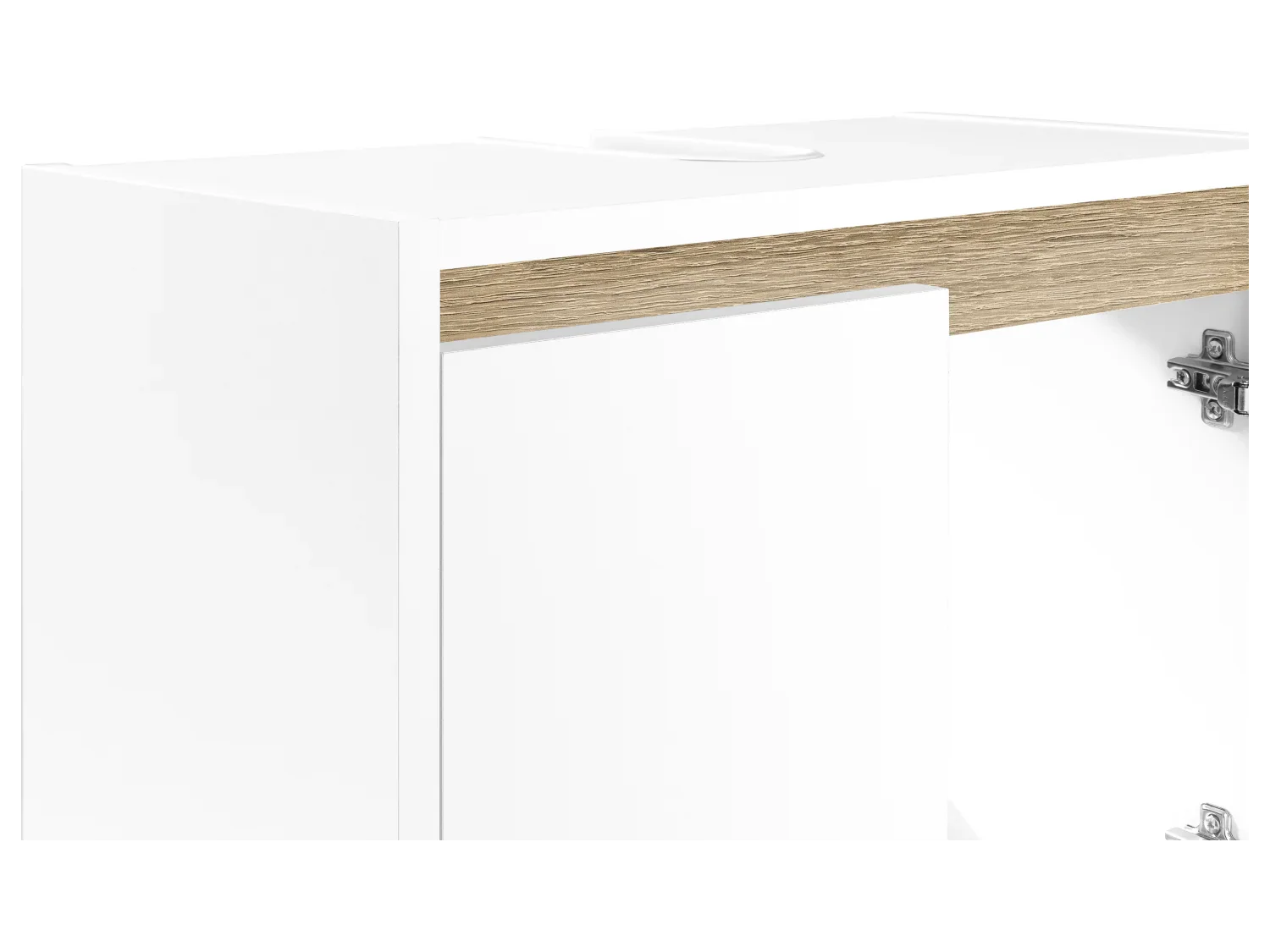 LIVARNO home Meuble sous-vasque Oslo, 60 x 55 x 28 cm, blanc