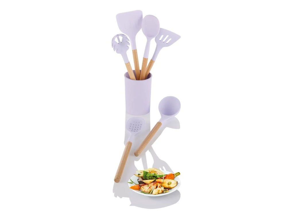 LIVARNO home Set d'ustensiles de cuisine, 7 pices