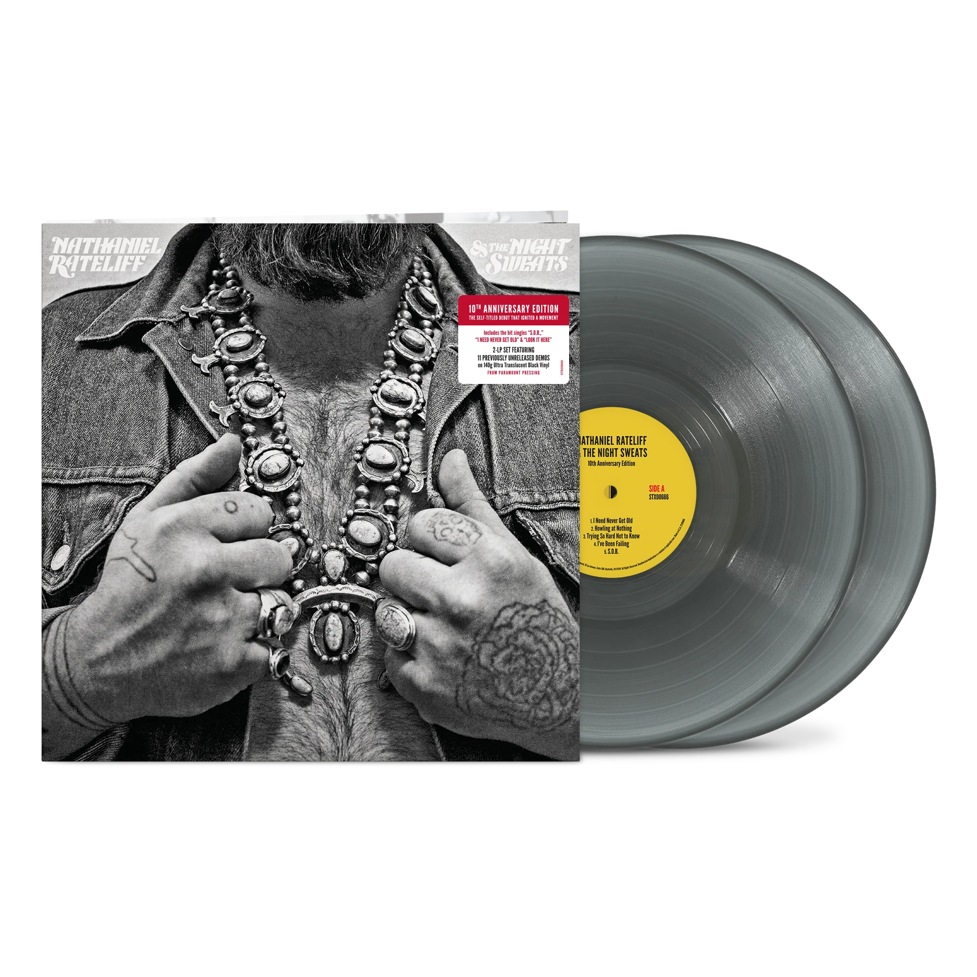 NATHANIEL RATELIFF & THE NIGHT SWEATS - NATHANIEL RATELIFF & THE NIGHT SWEATS - 10TH ANNIVERSARY EDITION - SMOKE COLOR - 2-LP - VINYL LP