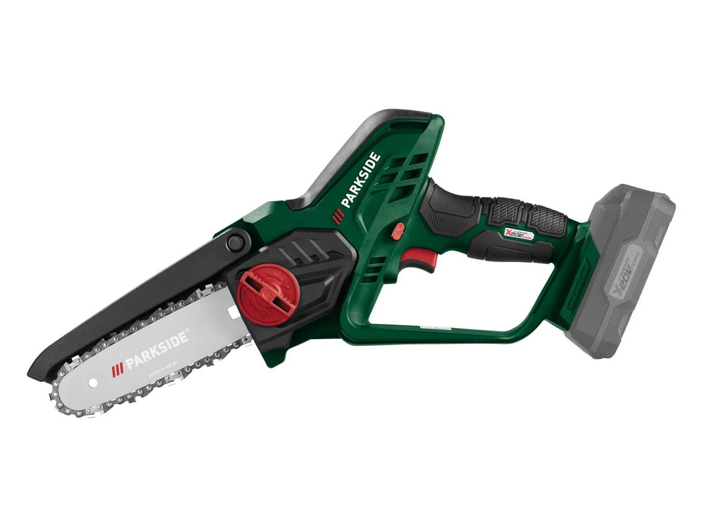 PARKSIDE Mini-trononneuse sans fil + chargeur + batterie, 20 V