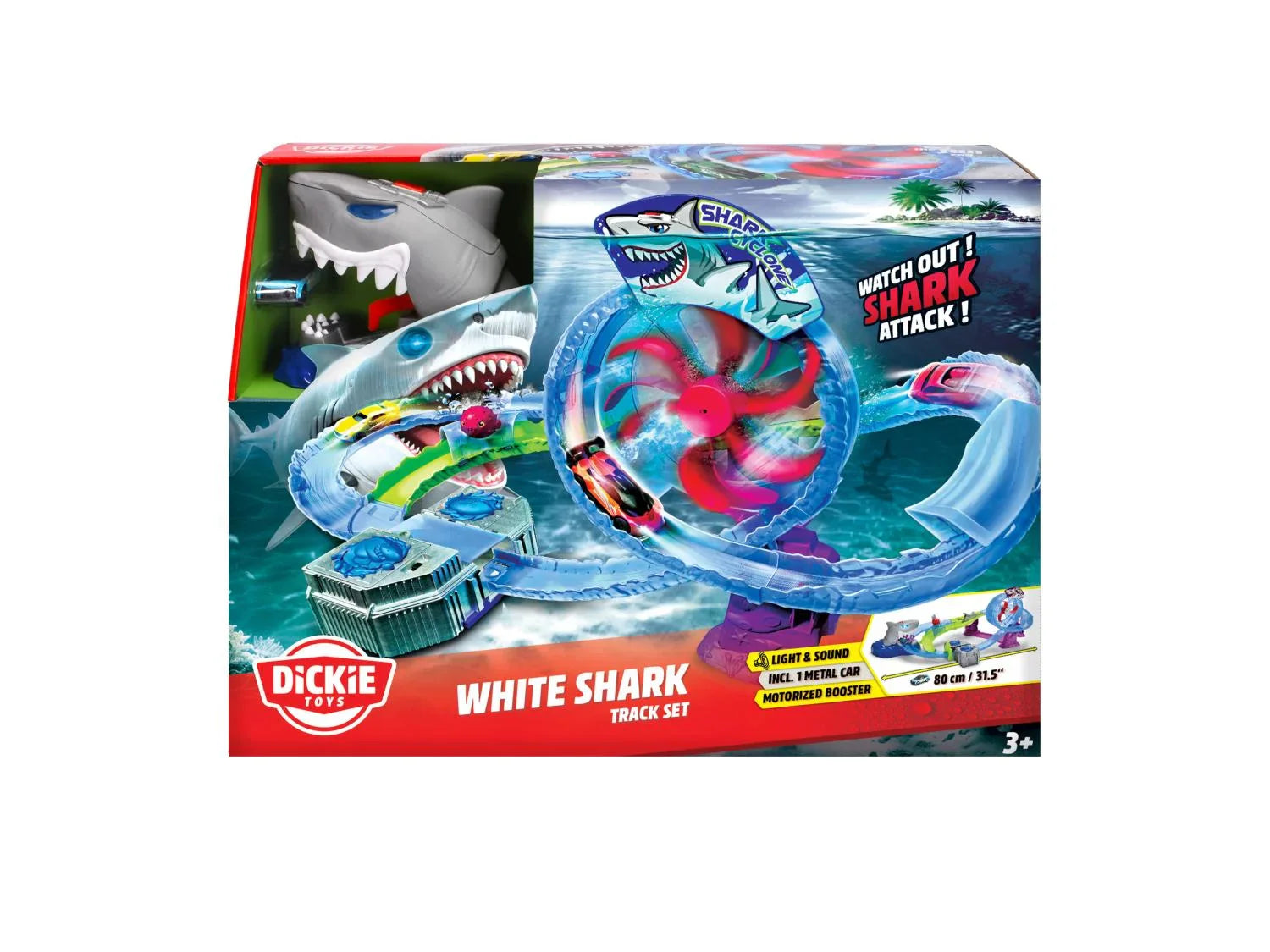 DICKIE Circuit de course White Shark