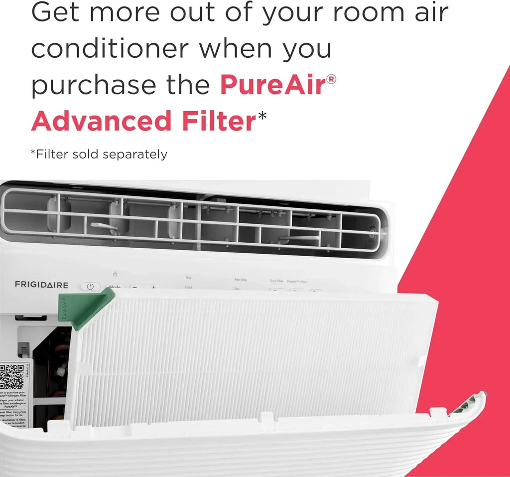 Frigidaire 5,000 BTU Window Air Conditioner Remote Control Cools Up to 150 Sq. Ft. Quiet Operation