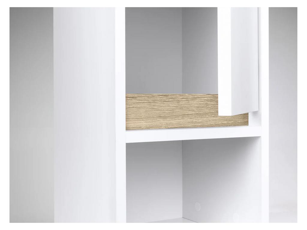 LIVARNO home Armoire de toilette haute Oslo, 32 x 180 x 28 cm, blanche