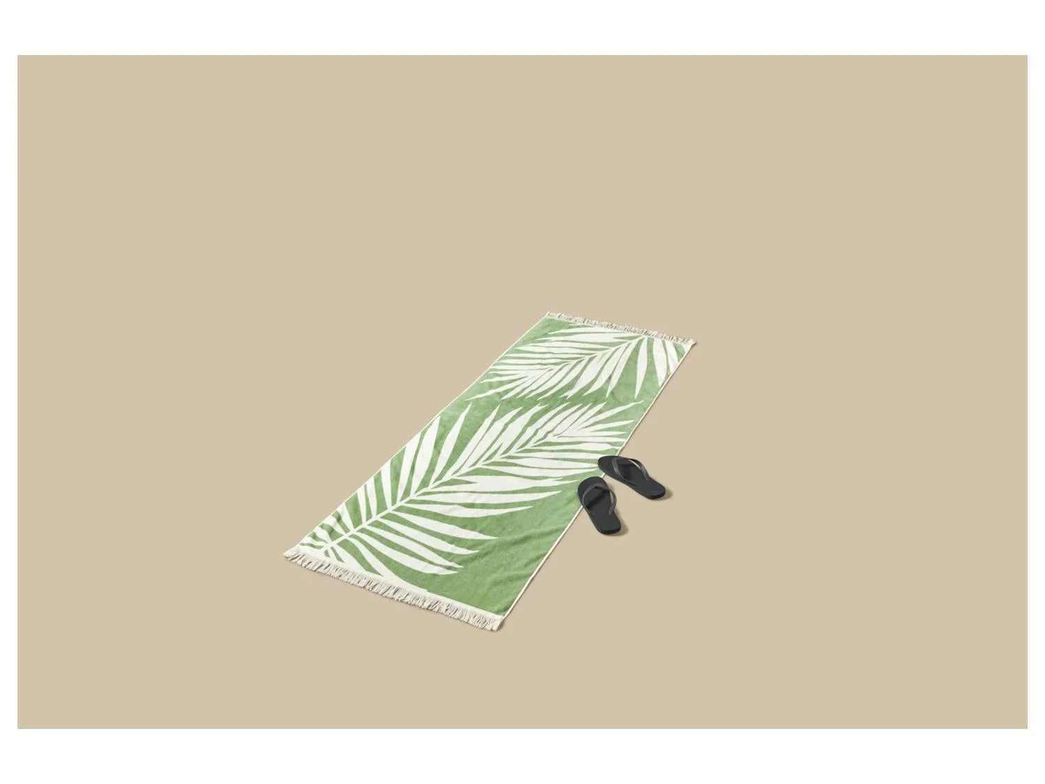 LIVARNO Serviette de plage en ponge, 80 x 180 cm